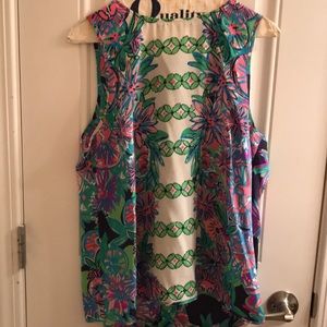 100% Silk Lilly Pulitzer Tank Top